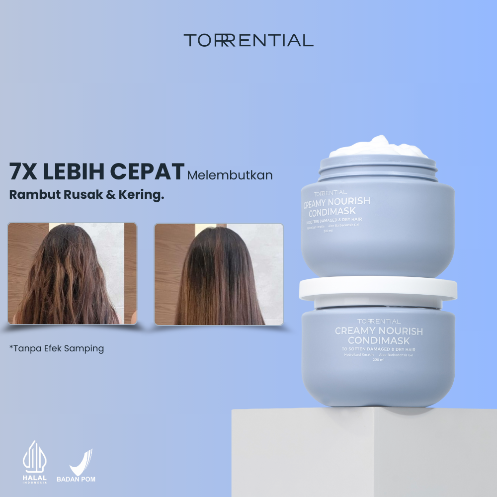 Torrential Condimask pelurus Rambut - fz New -1
