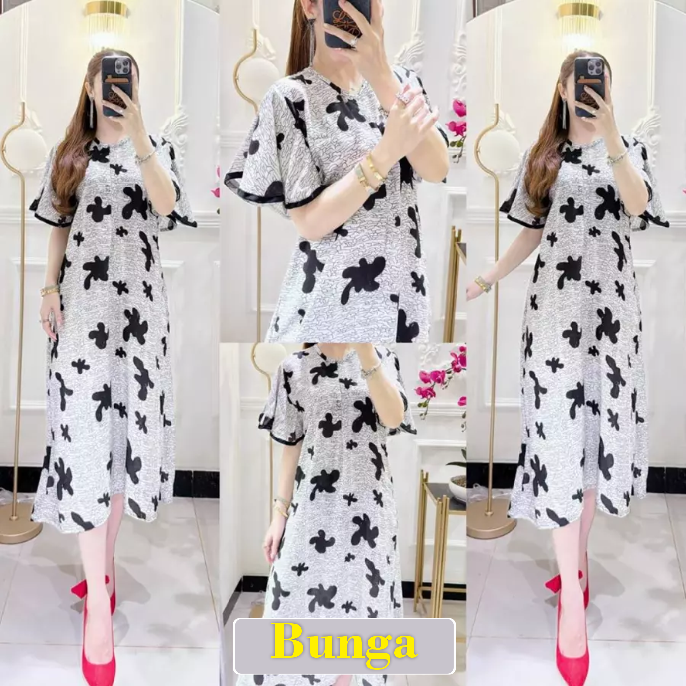 Lunara Dress Motif Salur