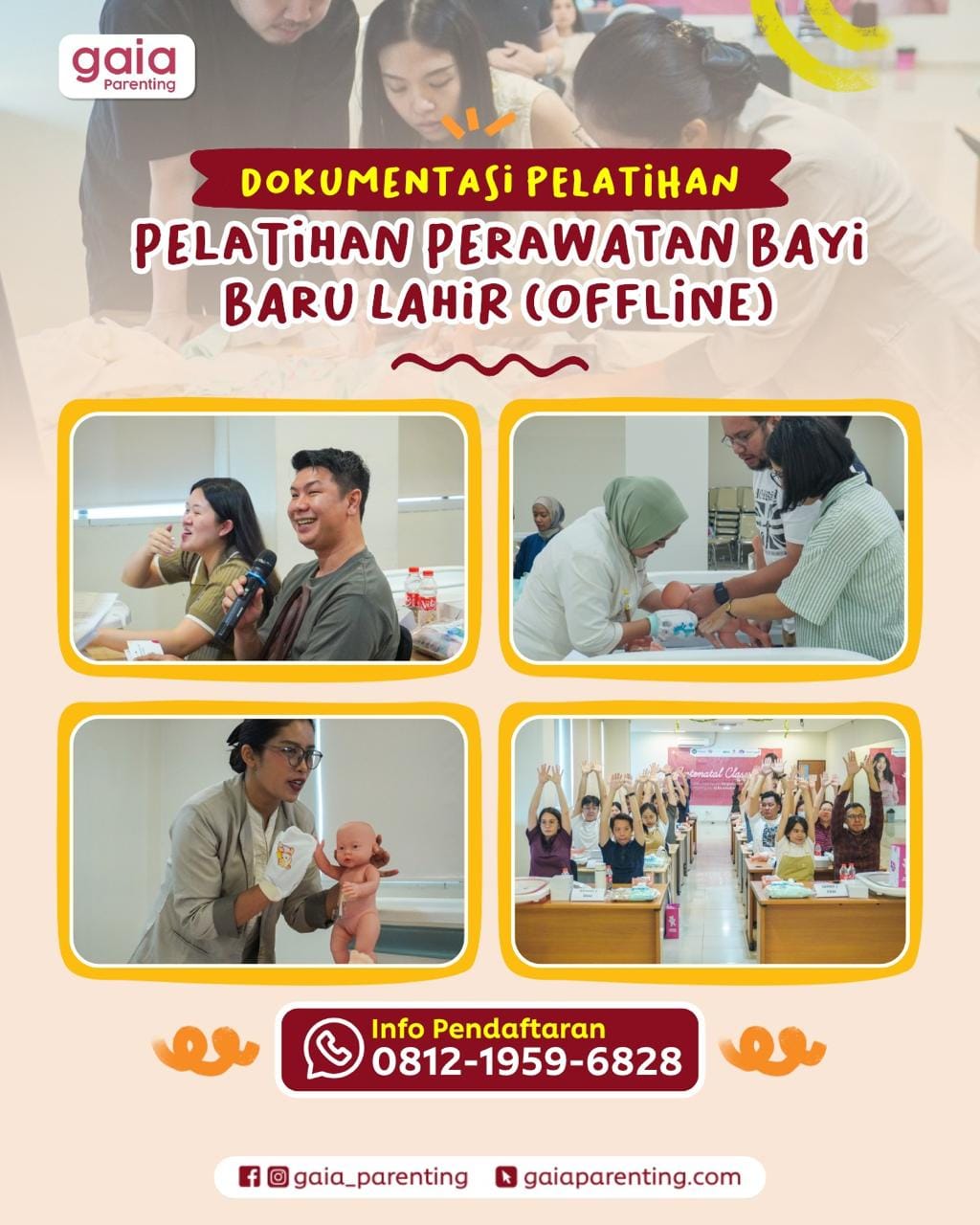 Gaia Academy: Pelatihan Perawatan Bayi Baru Lahir Untuk Orang Tua Pemula