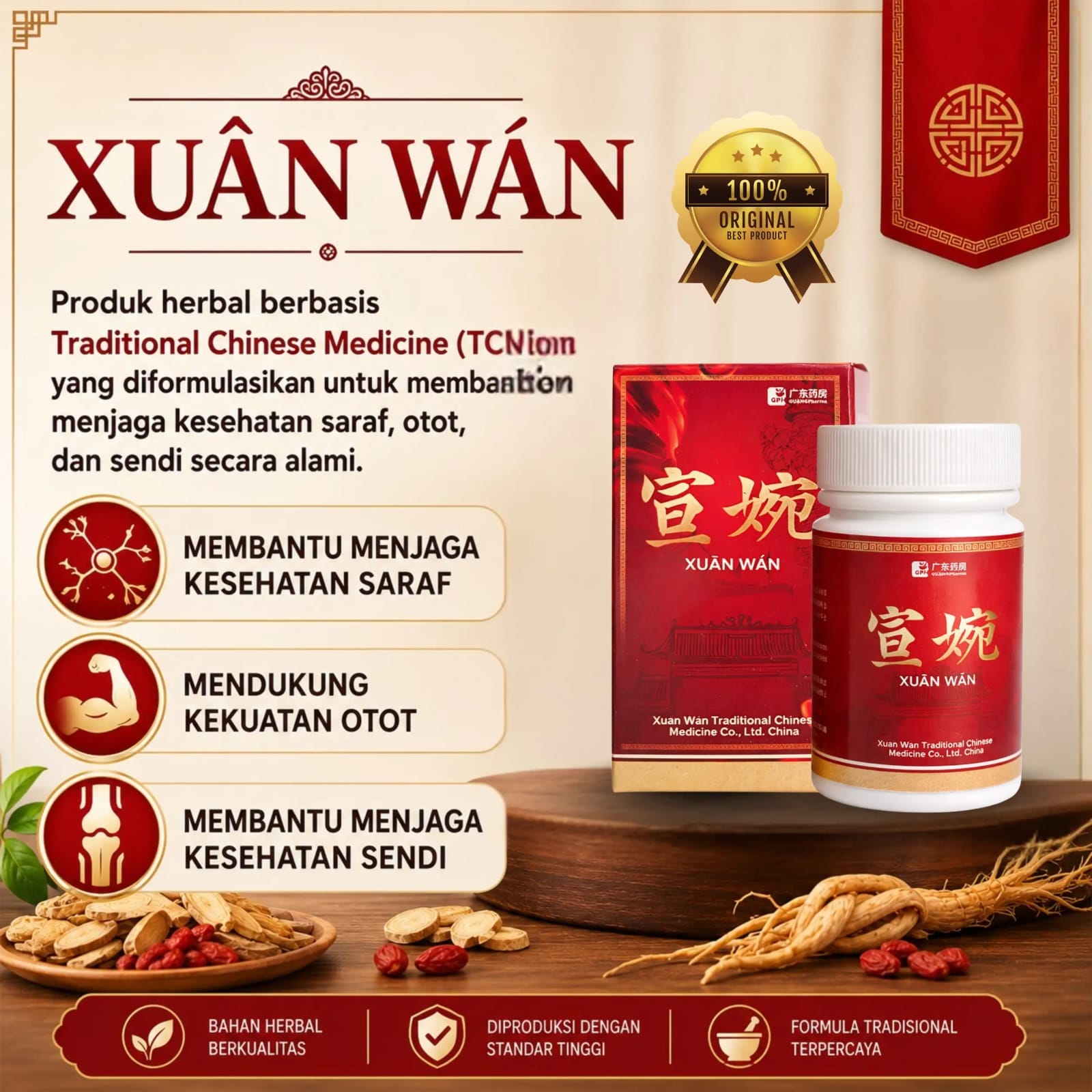 Kapsul Herbal Xuan wan G Ast logo