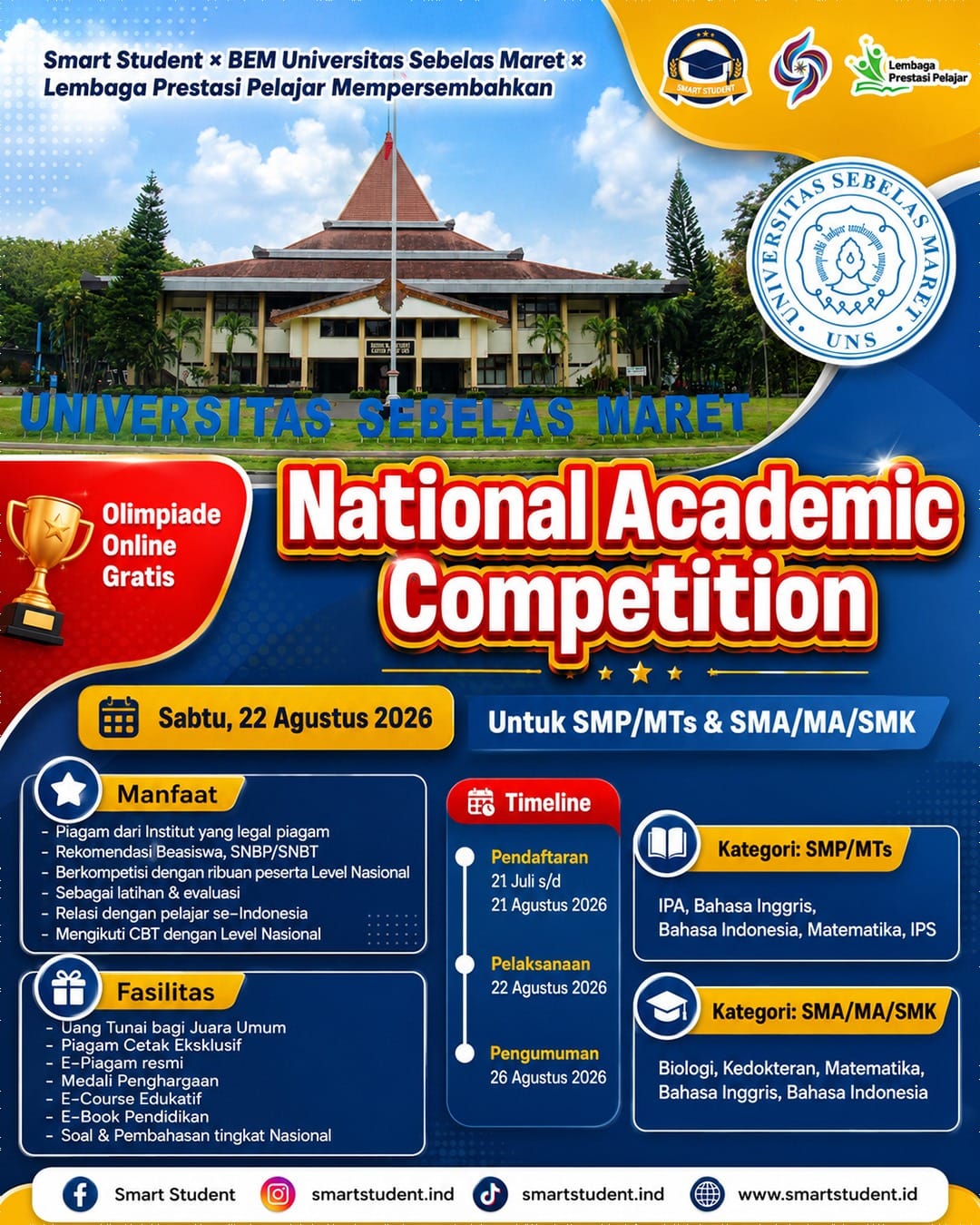 NATIONAL ACADEMIC COMPETITION 2026 logo