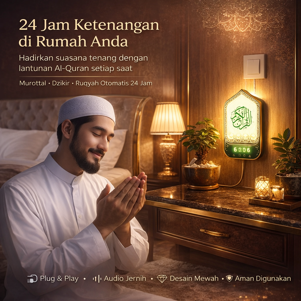 Blessing Speaker Qur'an 24 Hours HR62-25 New logo
