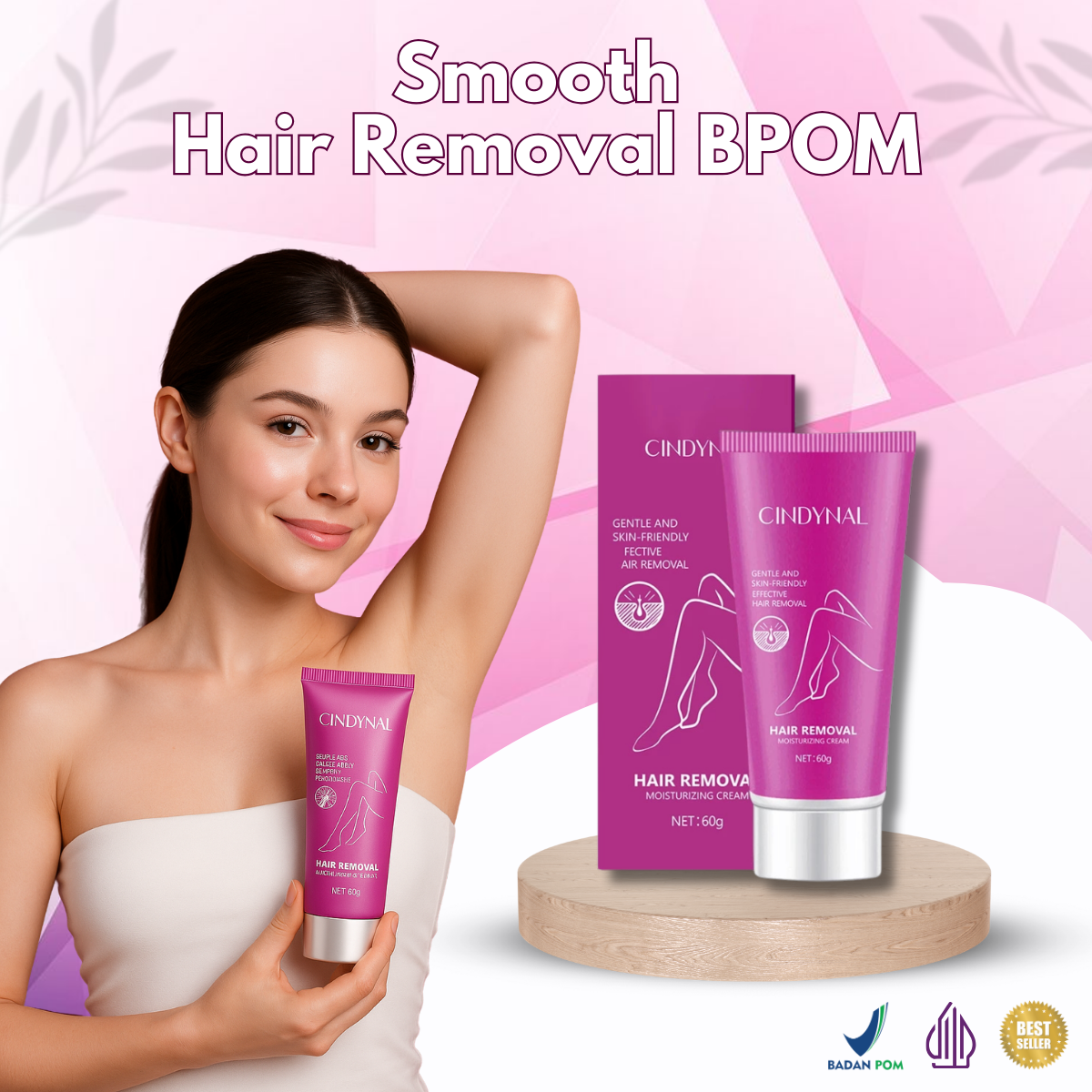 Smooth Hair Removal BPOM MR77-DR866 logo