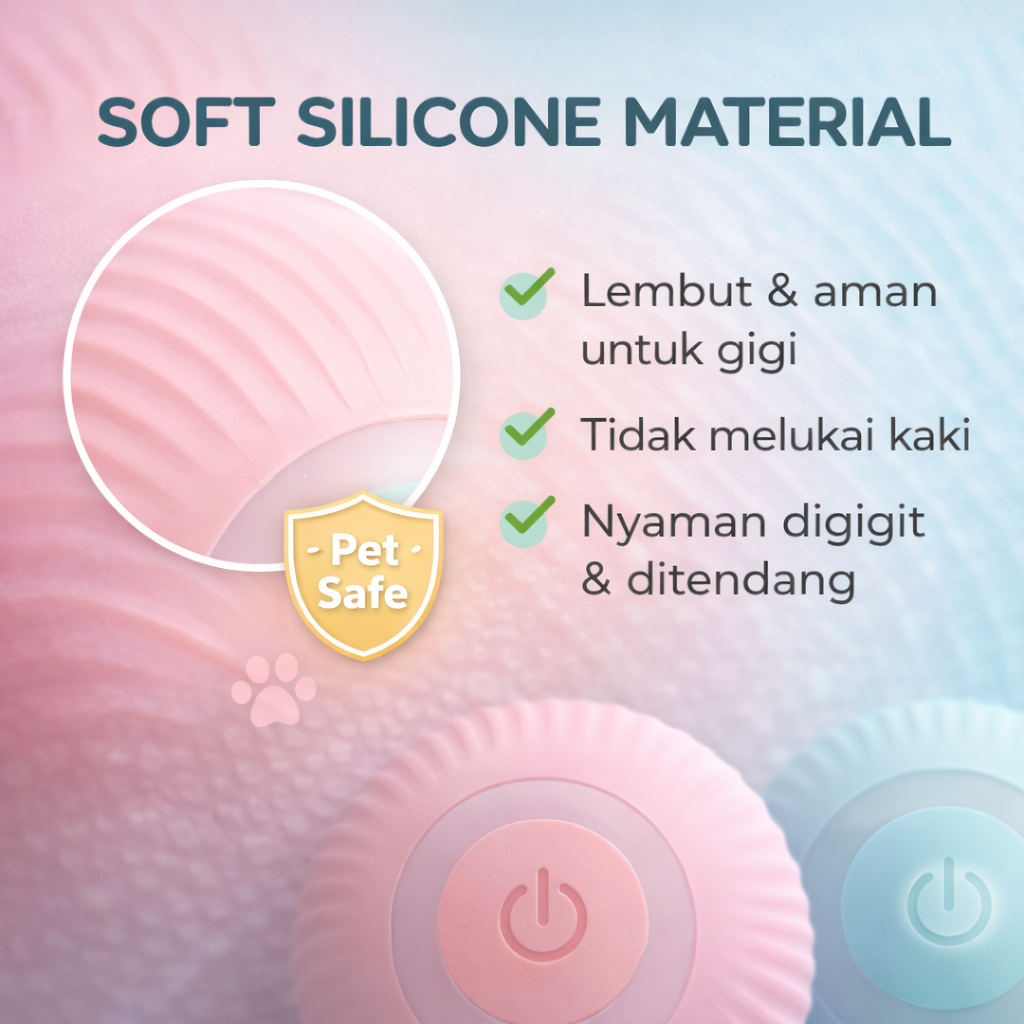 Smart Rotating Ball For Pet / Mainan Bola KucingSmart Rotating Ball For Pet / Mainan Bola Kucing