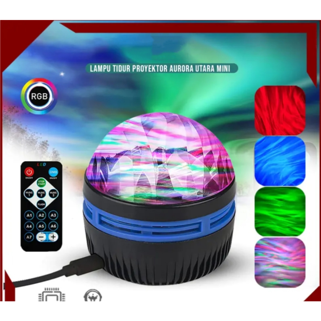 Lampu Galaksi Langit Aurora ⚡ logo