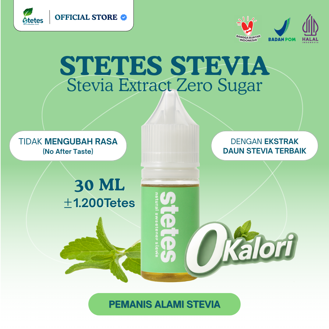 STETES Stevia Natural Sweetener 30ml logo