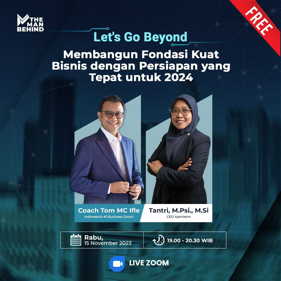 Webinar The Man Behind logo