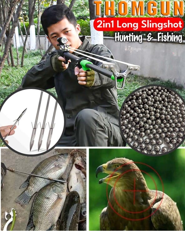 Thomgun - Hunting and Fishing Slingshot Rifle CF1 logo