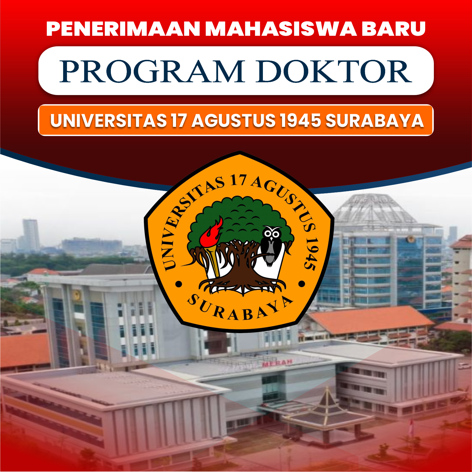 Program Doktor UNTAG Surabaya logo