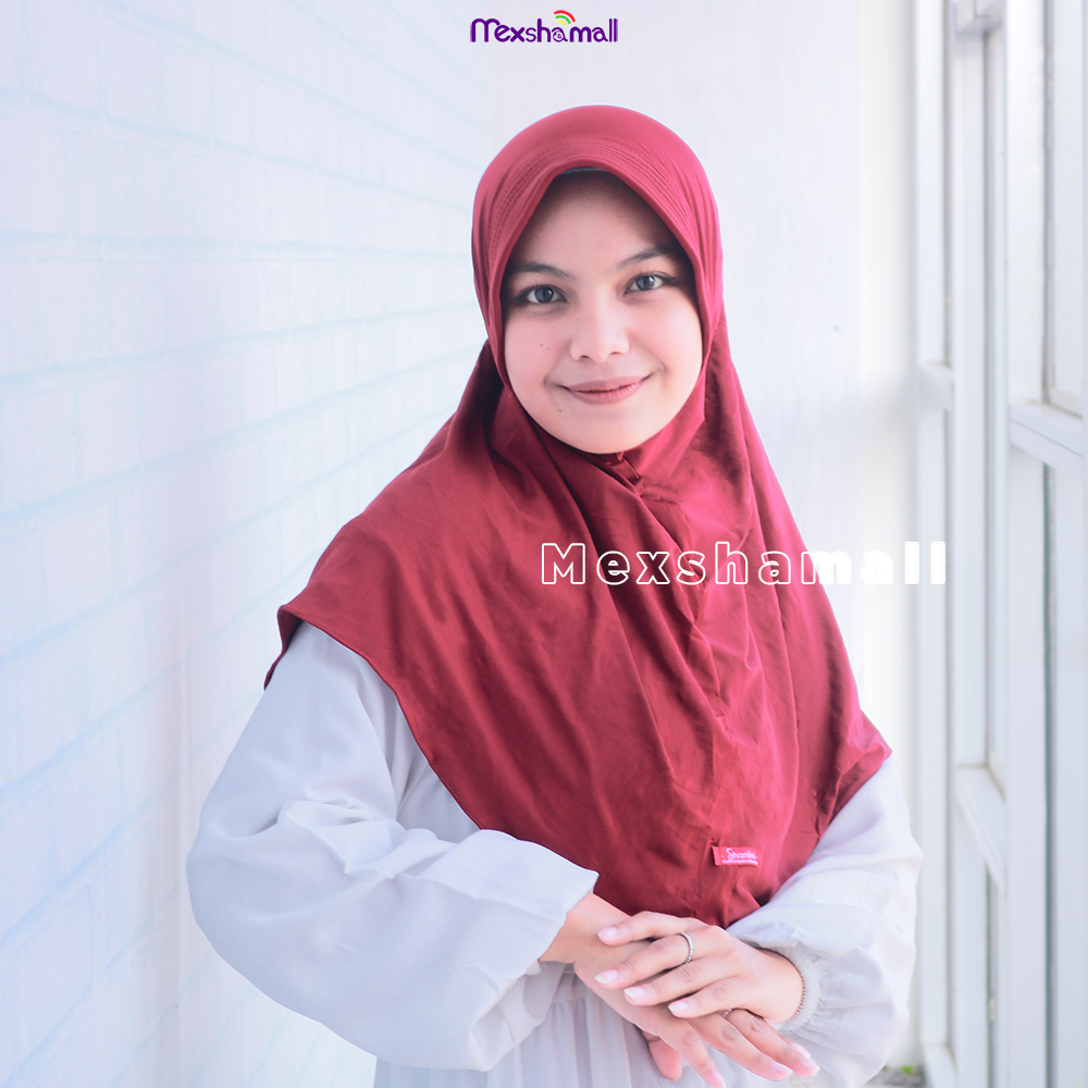 Mexshamall-jilbab Bergo Hamidah Jersey Premium