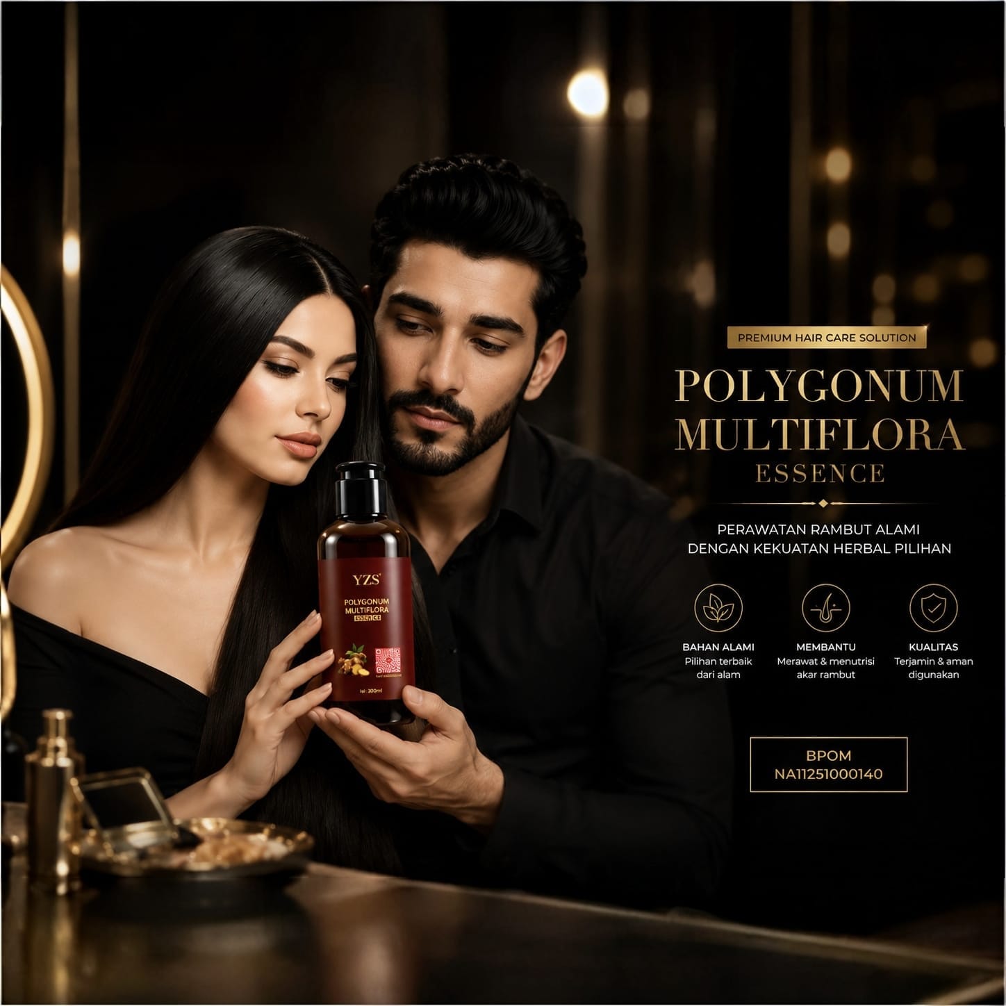 Polygonum Multiflora Essence 300 ml BPOM HR62-78 Baru logo