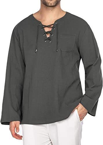 Baju Koko Linen Pria Dewasa Muslim Ric Lengan Panjang Terlaris