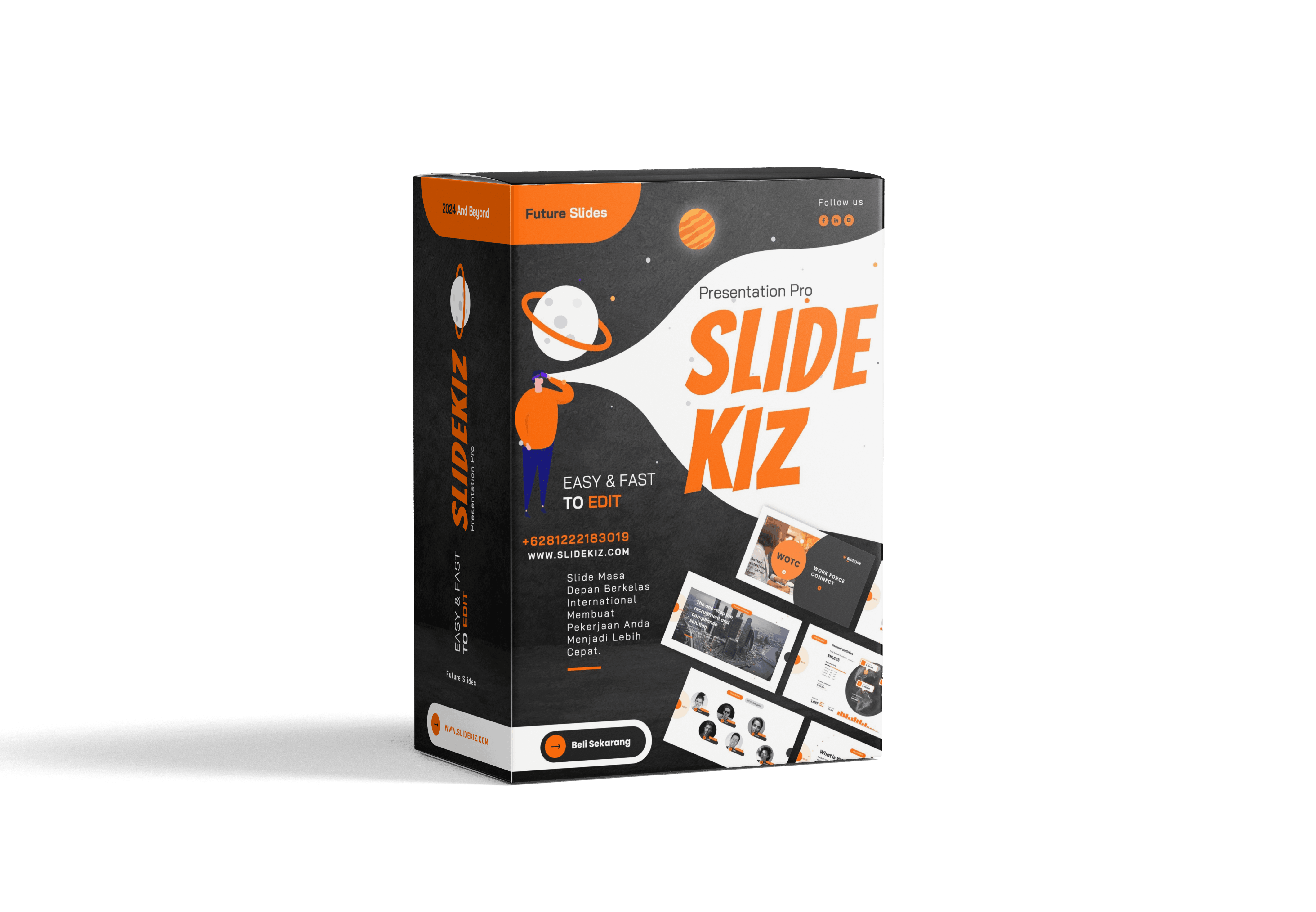 SLIDEKIZPRO VOL.3 TEMPLATE INTERAKTIF & 5000 INFOGRAPIS 2026 logo