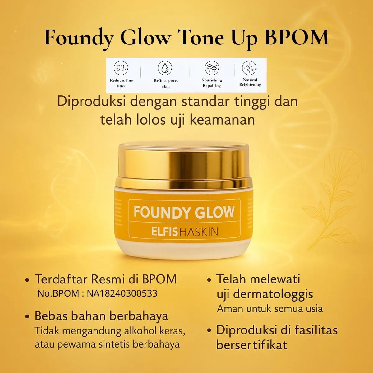 Foundy Glow Tone Up BPOM HR77-8 logo