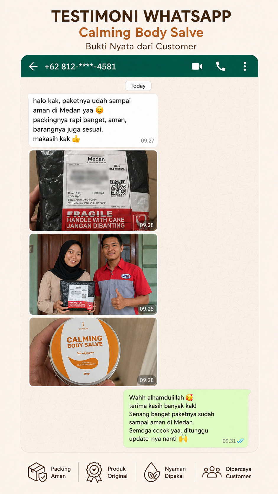 Testimoni Jevarine