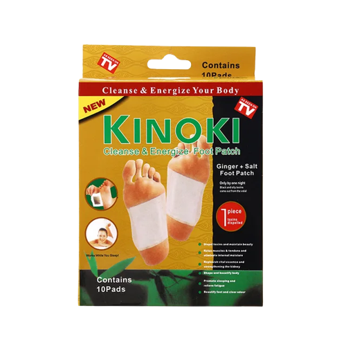 Kinoki 5 box + bonus kaos kaki logo