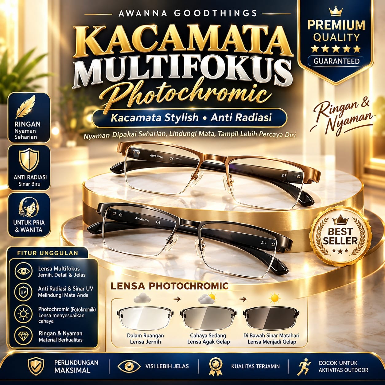 Kacamata Multifokus