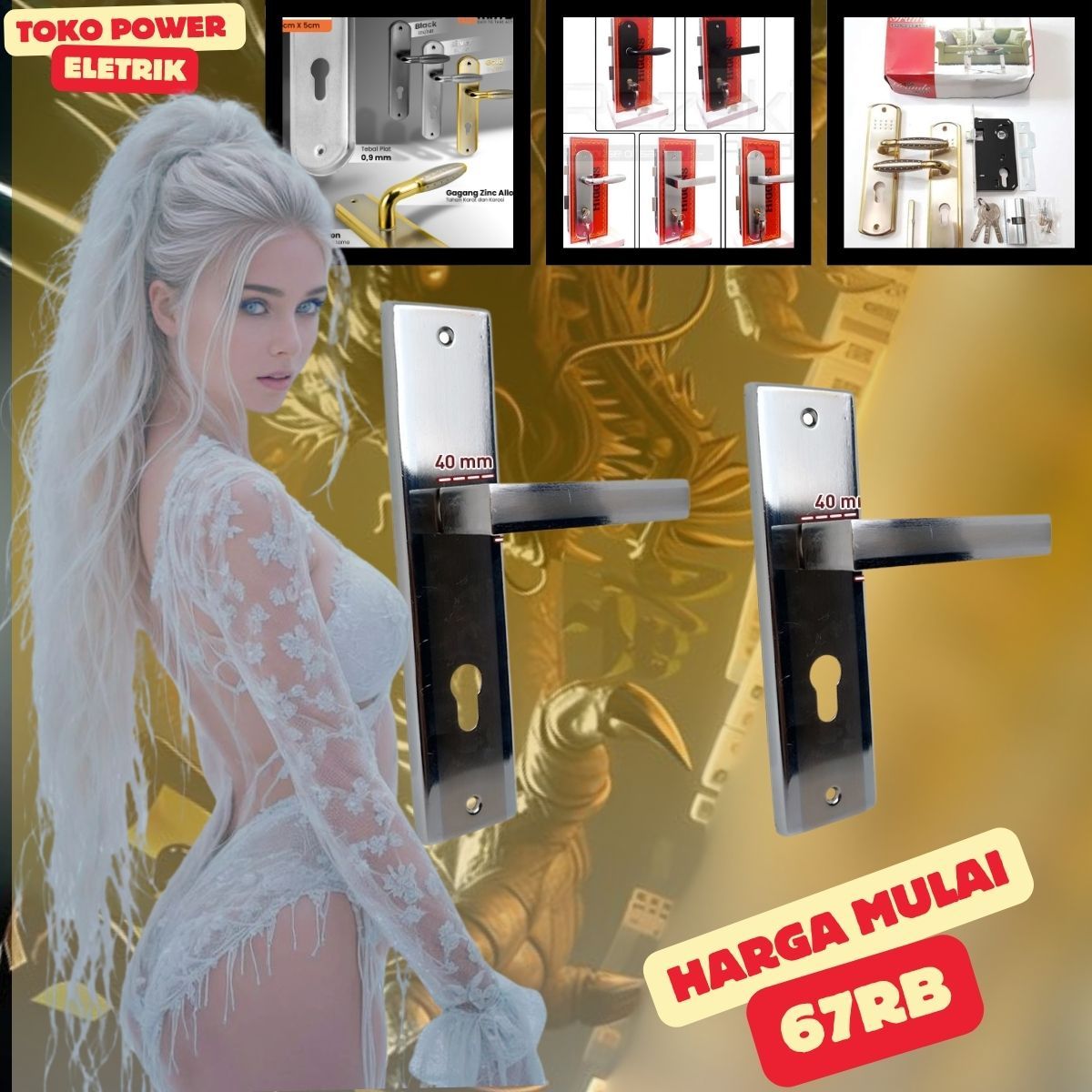 MERK SLOT HANDLE PINTU DAN JENDELA SLIDE logo