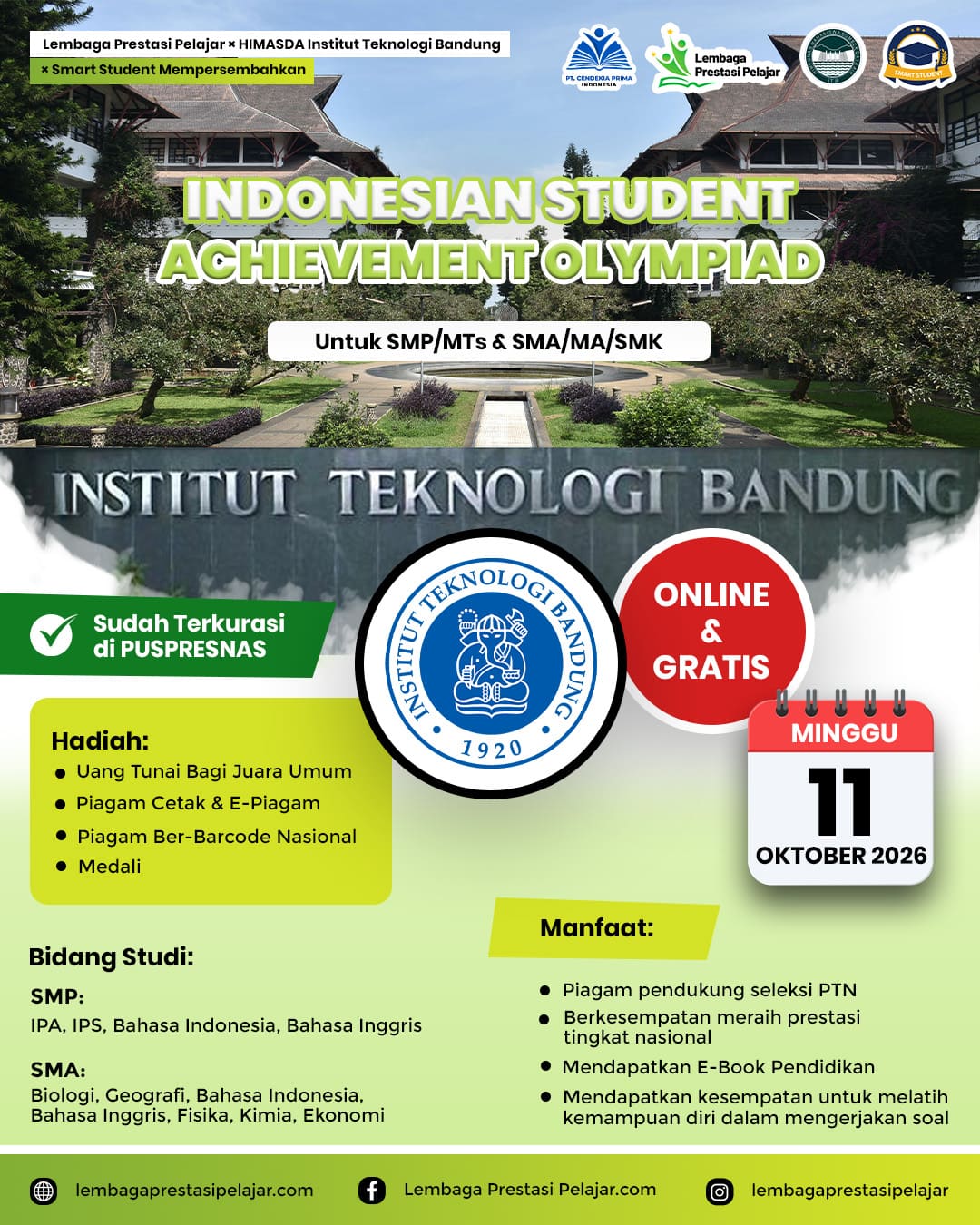 INDONESIAN STUDENT ACHIEVEMENT OLYMPIAD [LPP] logo