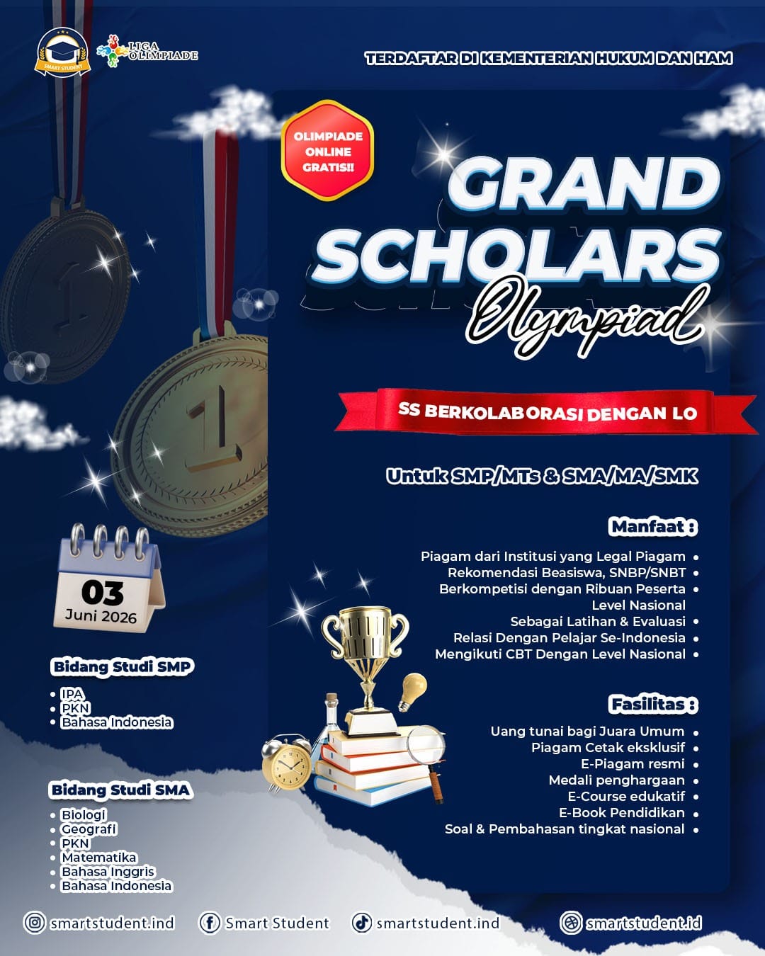 Grand Scholars Olympiad 2026 logo