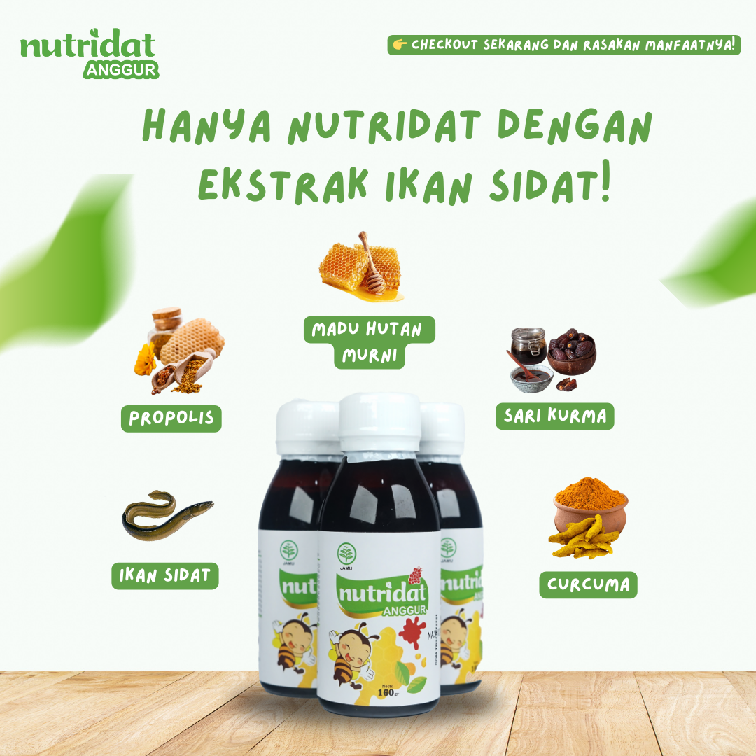 NUTRIDAT Rasa Anggur 160 Gram