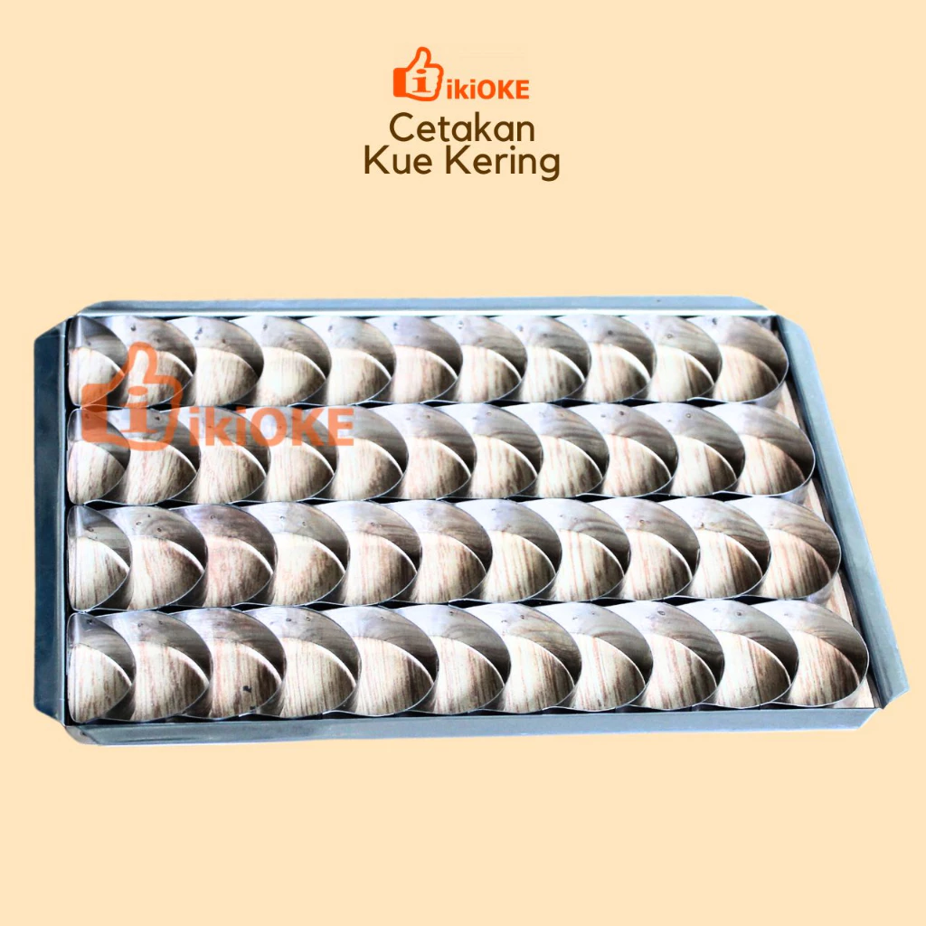 Cetakan Kue Kering Stainless Bingkai Cookies Kreatif Kastangel Putri Salju Bunga Oval Love Bulat