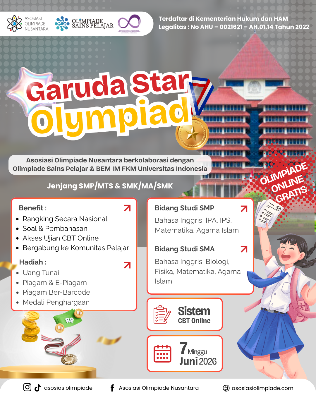 GARUDA STAR OLYMPIAD - AON X OSP X BEM IM FKM UI (7 JUNI 2026) logo