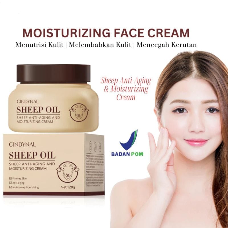 Sheep Oil Moisturizing Cream BPOM GDN logo