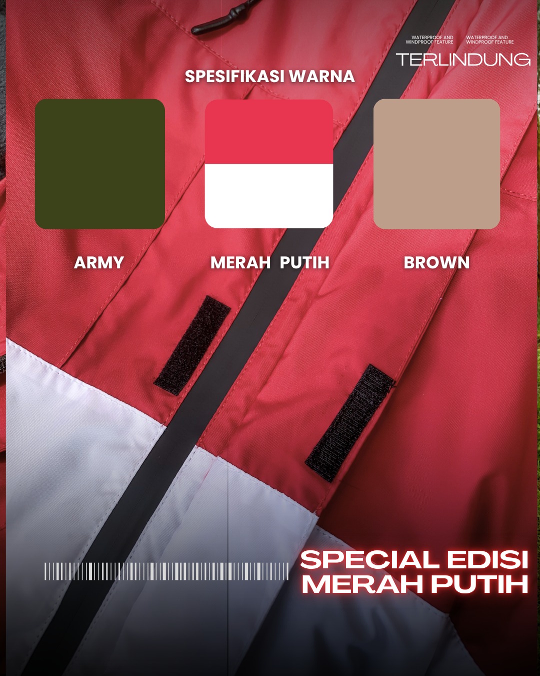 JAKET SATUNUSA GRATIS SABLON LOGO/NAMA