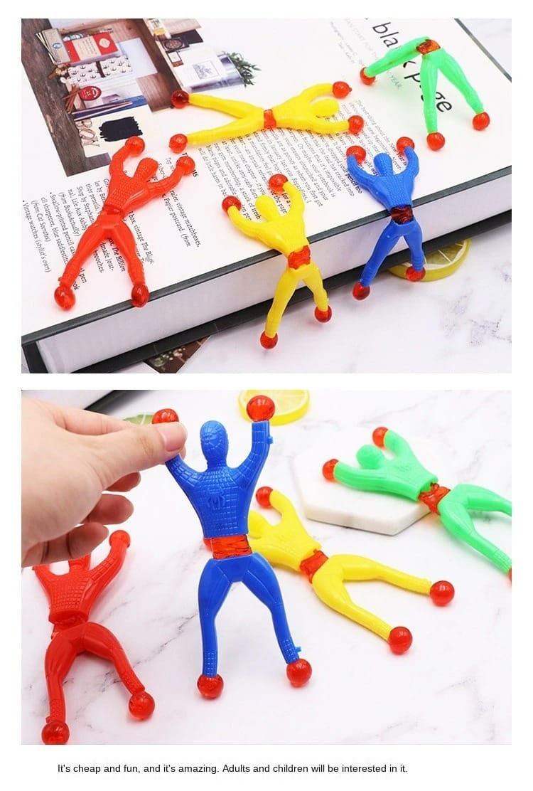 (K) Mainan Lengket Dinding Sticky Wall (Beli 1 Dapat 10)