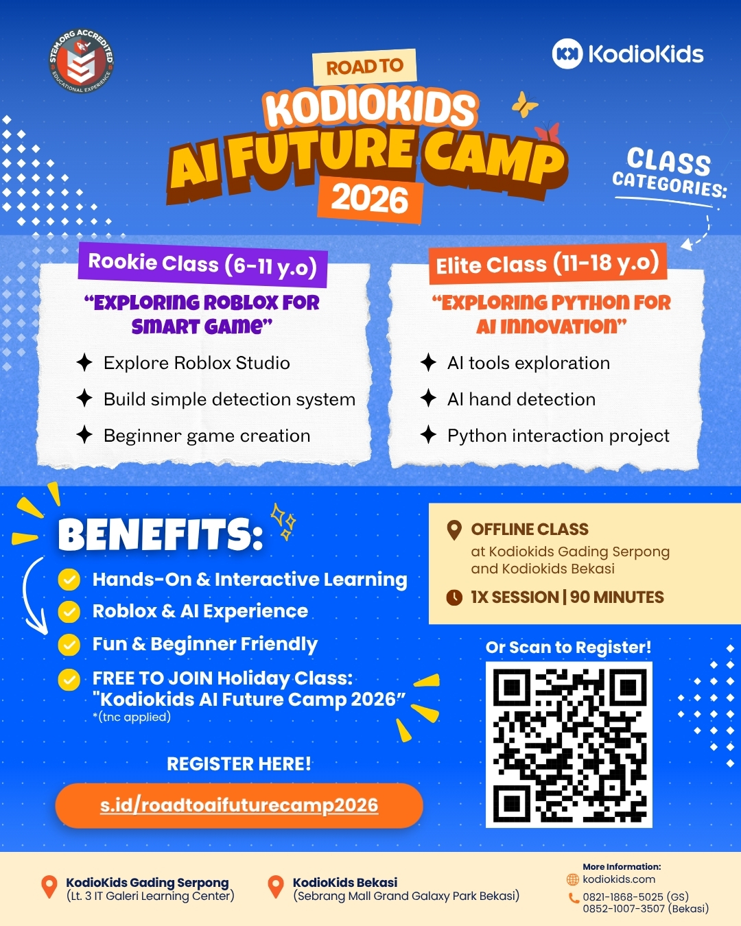 Road to Kodiokids AI Future Camp 2026 (Bekasi) logo