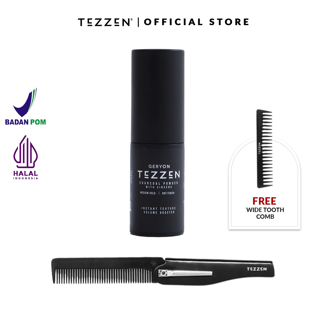 Charcoal Powder + Folding Comb
