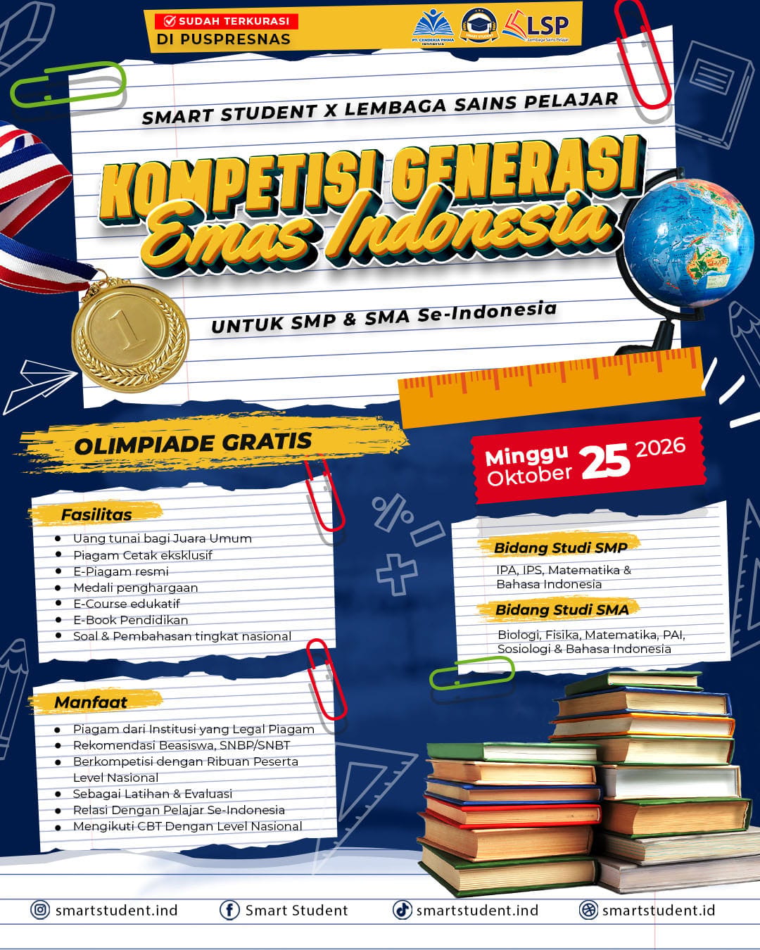 KOMPETISI GENERASI EMAS INDONESIA 2026 logo