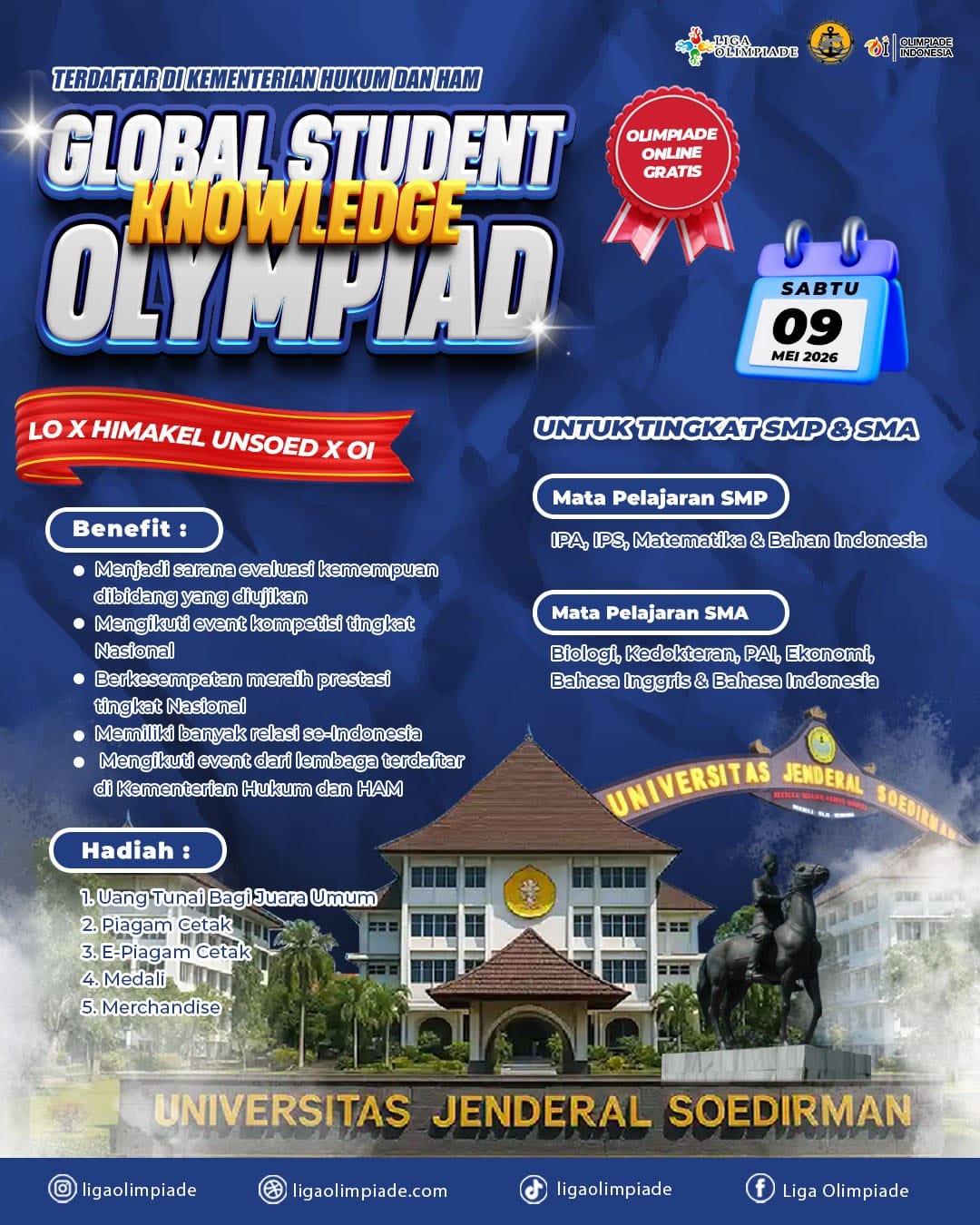 GLOBAL STUDENT KNOWLEDGE OLYMPIAD 2026 logo