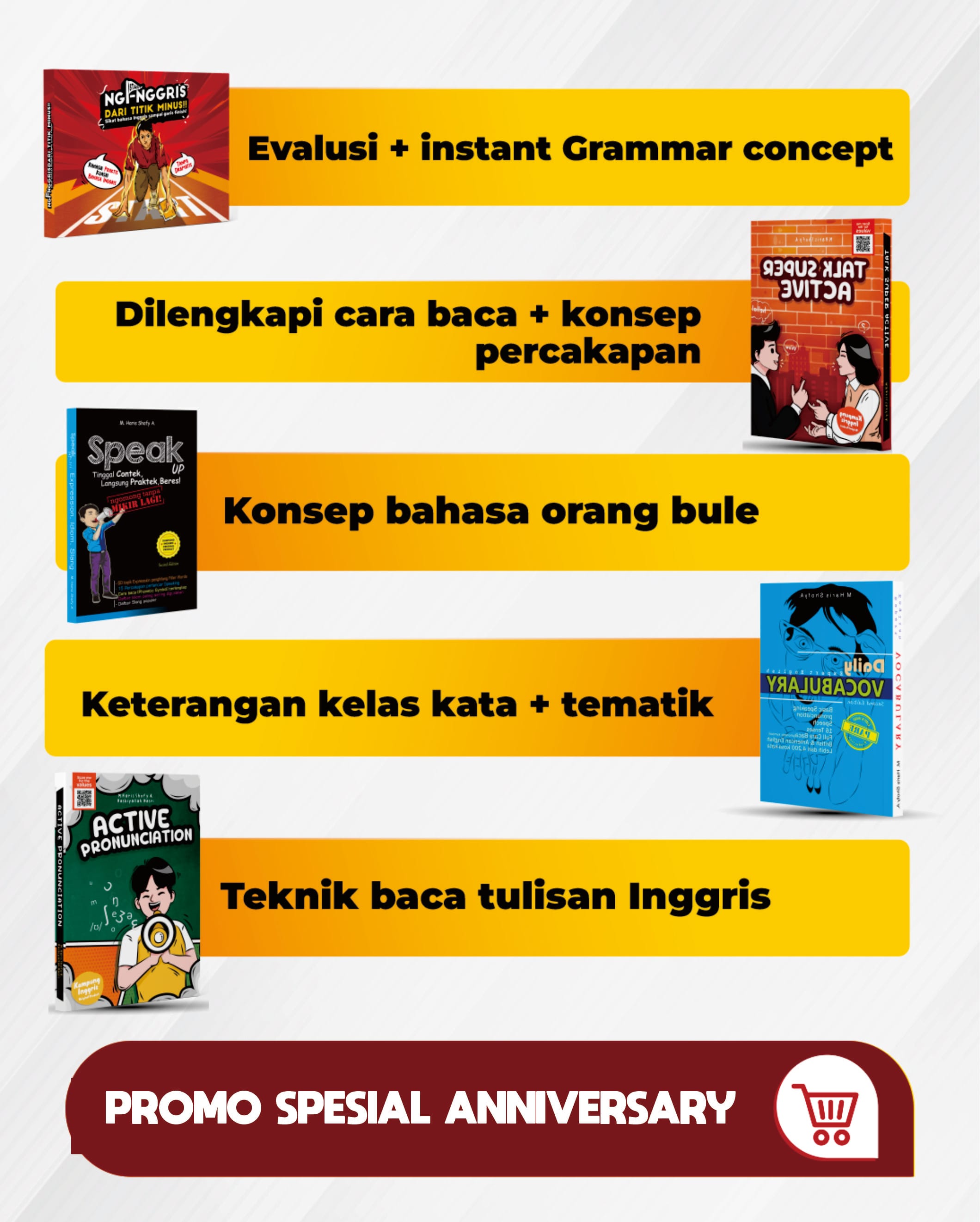 5 Kampung Inggris SUPER JUMPER PROMO ANNIVERSARY