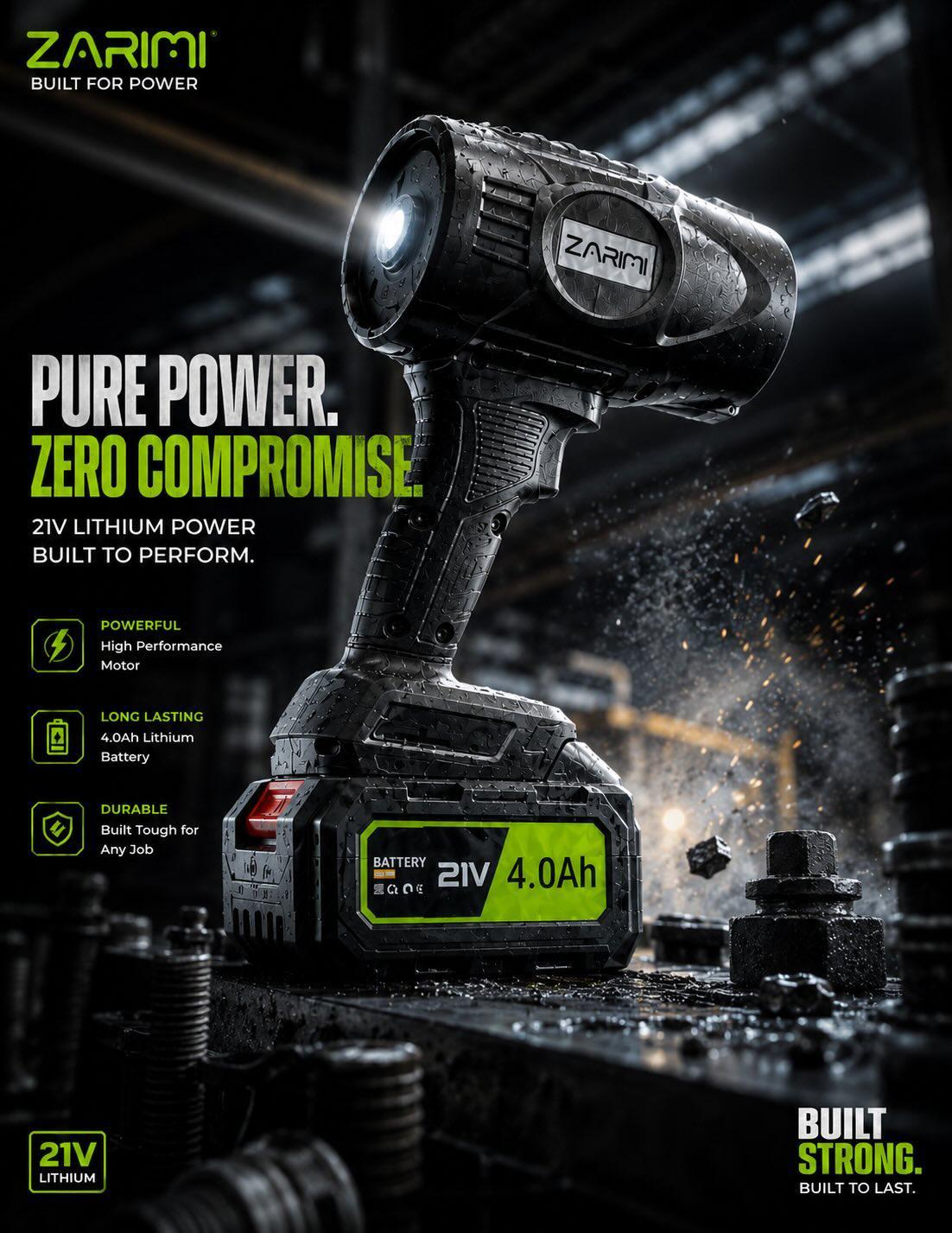 ZARIMI RockForce X21 Cordless Impact Breaker 21V