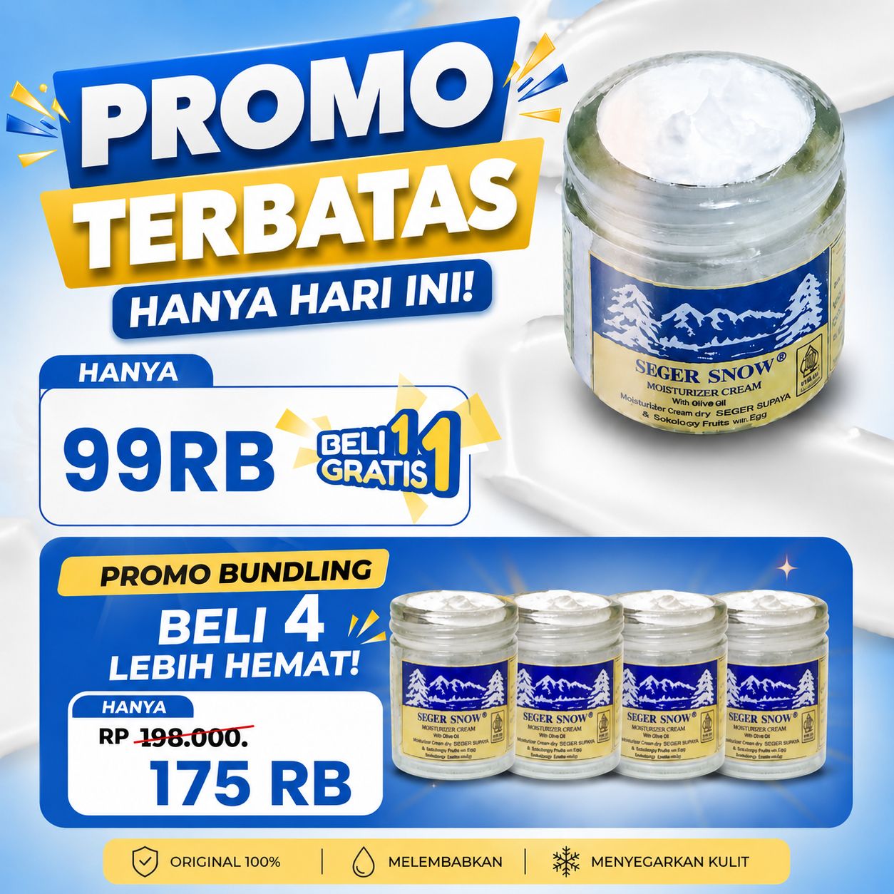 Seger Snow Moisturizer Cream logo