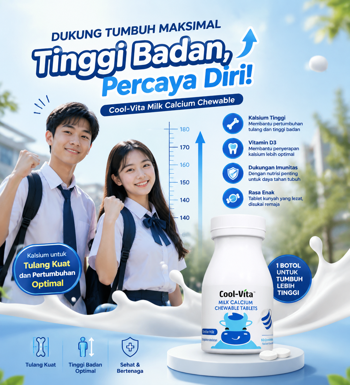 201 VITAMIN TINGGI BADAN COOLVITA logo