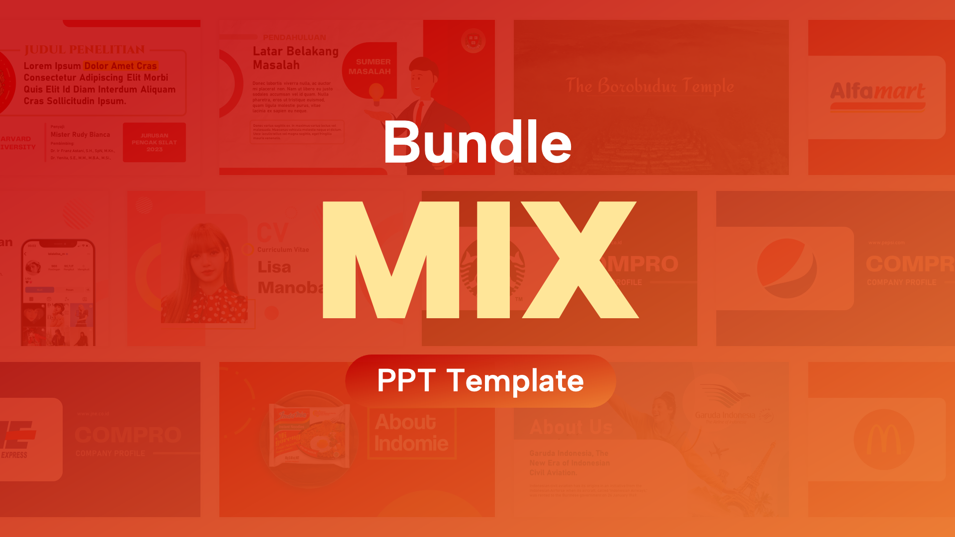 Bundle Mix - PPT Template logo