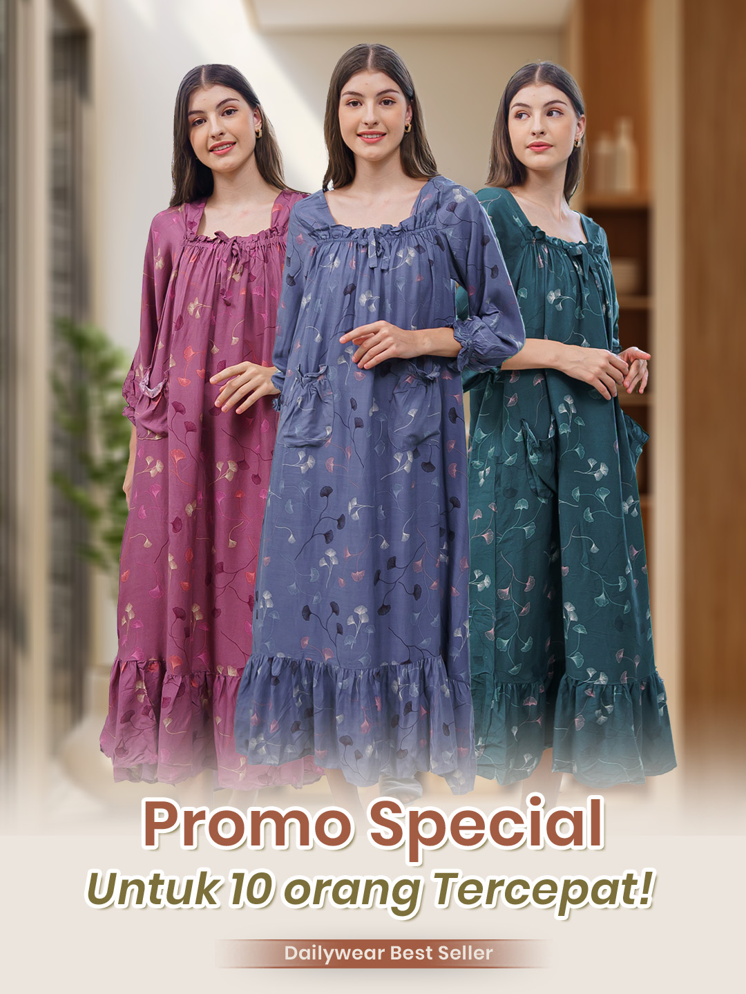 #FBADS - Homewear Maxi-dress DKKS Aneth (279k - 2 Piece) New ASC-AD logo