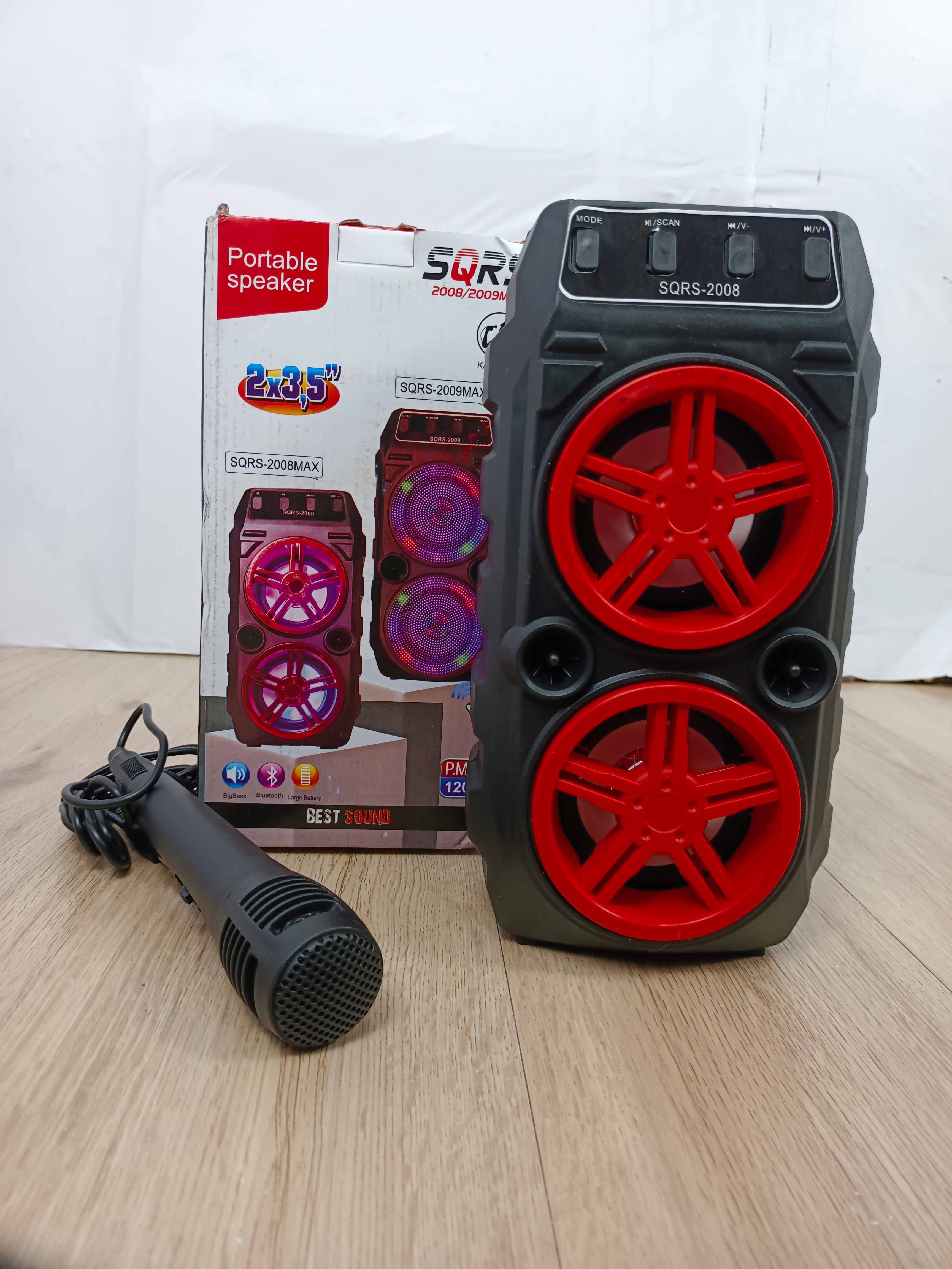 Speaker Bluetooth SoundBar Bass Wireless SQR 2008