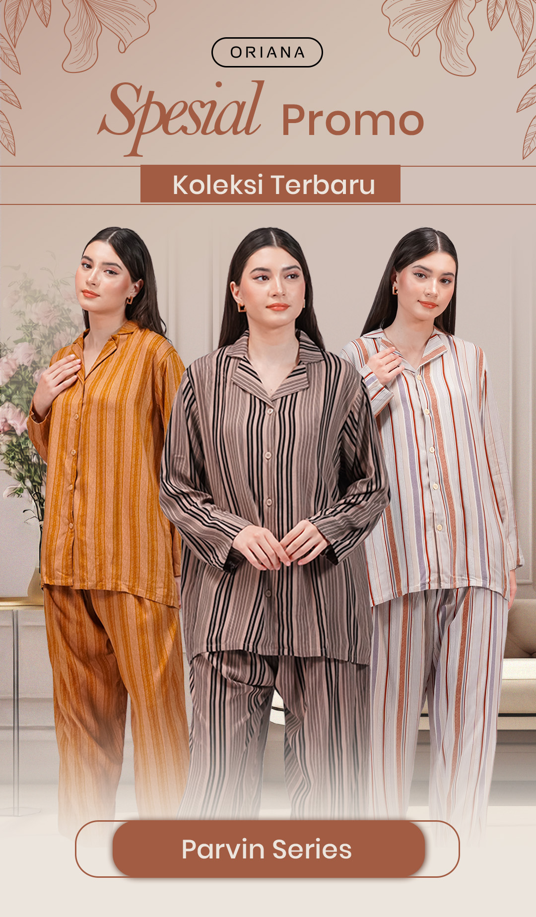 # FADS - Homewear Pajamas Parvin Catrice Zabba Nezza Goldy Thea (156-1 Piece) ASC logo