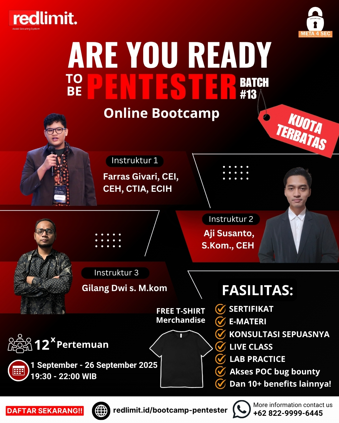 Bootcamp "Are You Ready To Be Pentester" Batch #13 logo