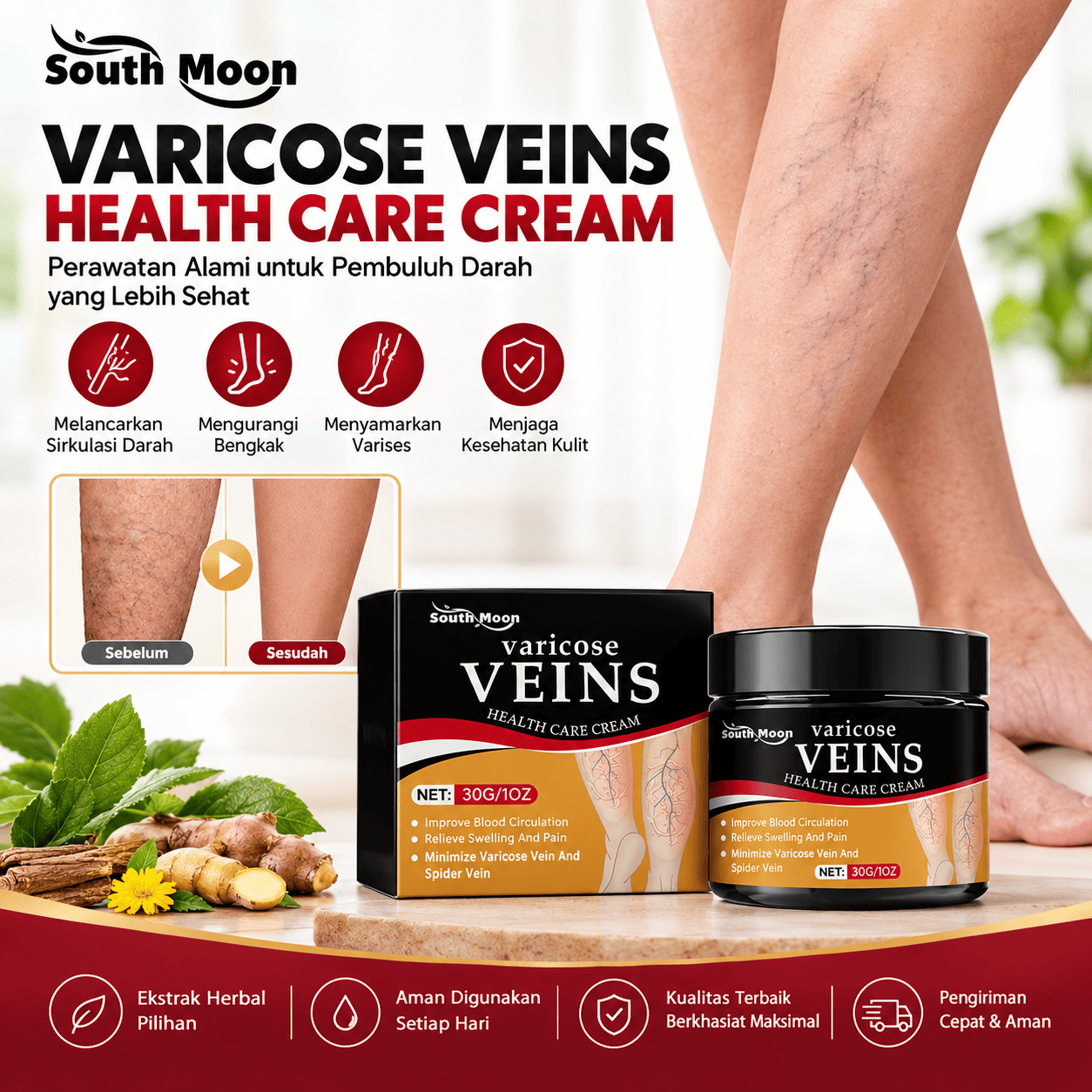 Herbal Cream Varisses Original