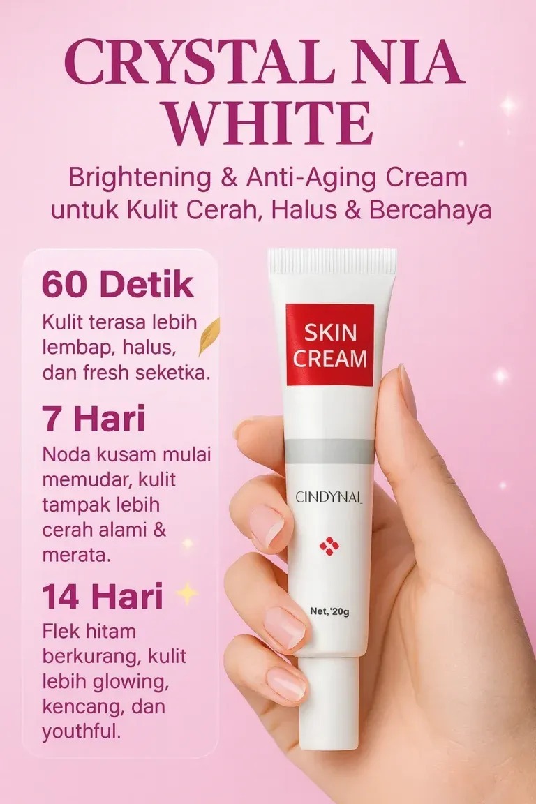 Crystal Nia White BPOM - BELI 1 DAPAT 2