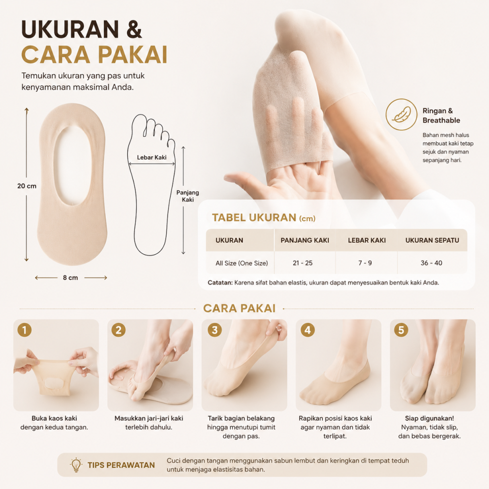 Women's ultra invisible socks 4