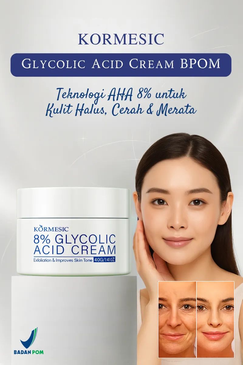 Kormesic Glycolic Acid Cream BPOM HK BL241