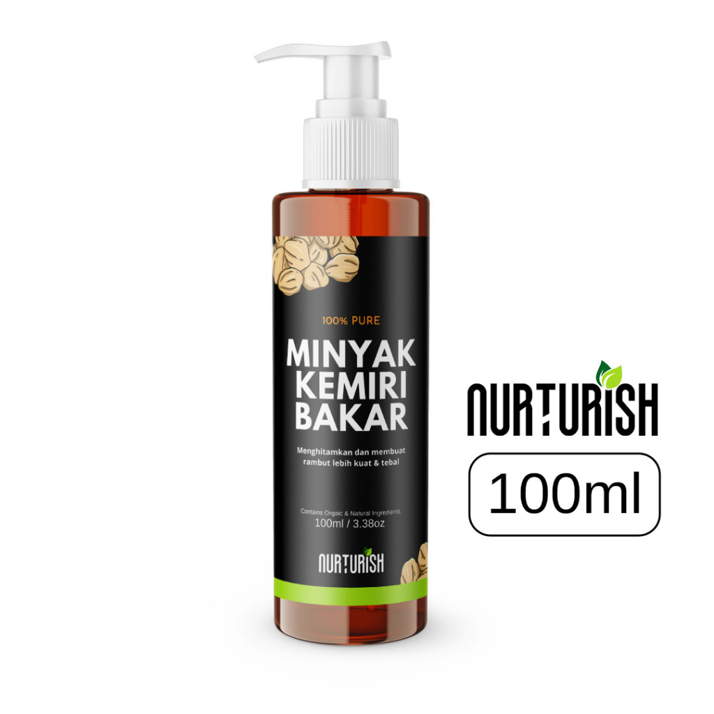 Minyak Kemiri Murni Alami Penumbuh Penebal & Perawatan Rambut Bayi & Dewasa ✨ logo