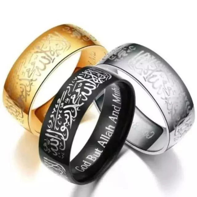 Cincin Titanium Tauhid Muslim Anti Karat Anti Luntur - LD logo