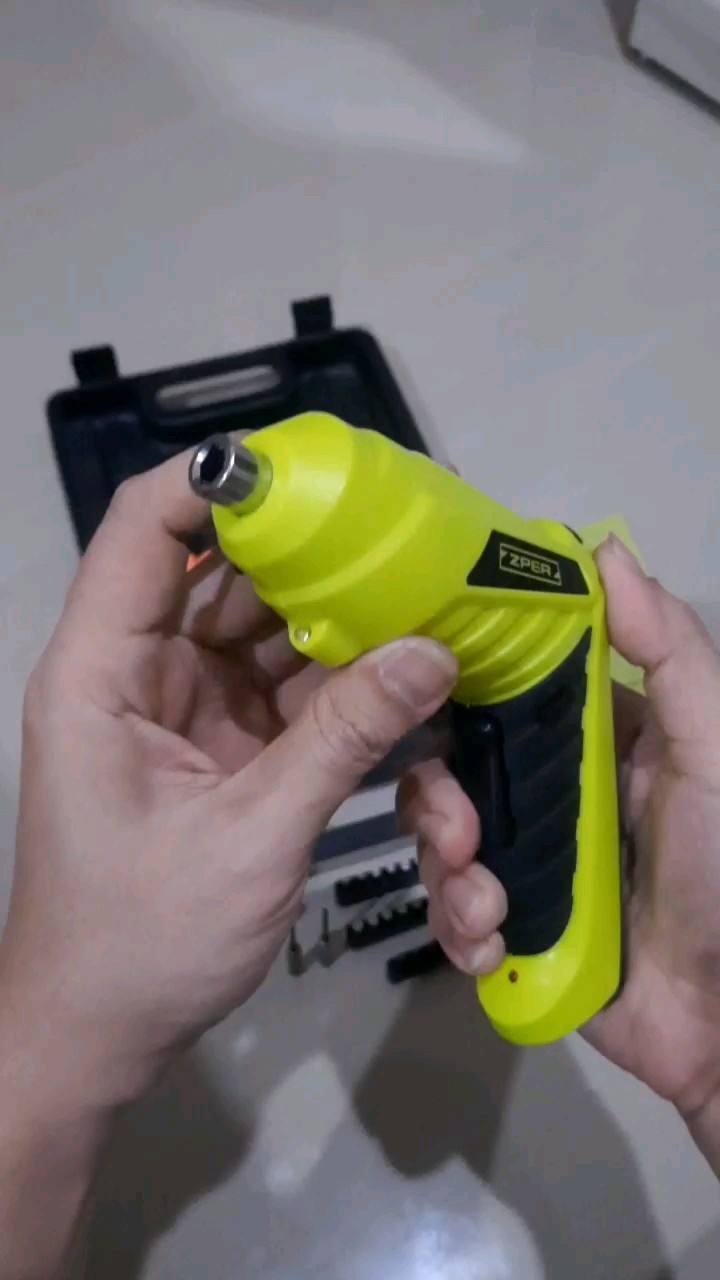 Alat Bor Cordless Mini 1 set isi 49 pcs 4.2 V Mesin Bor Baterai Impact Drill 49 Pcs Set Usefultools